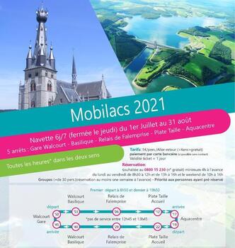 Les lacs de l'Eau d'Heure plus accessibles grâce à la navette Mobilacs